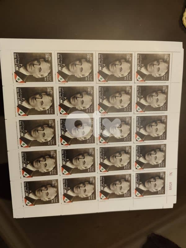 طوابع رجالات الاستقلال 8