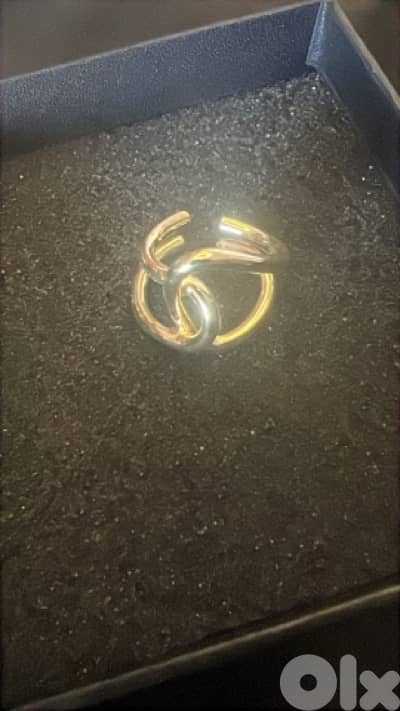 adjustable gold plated ring