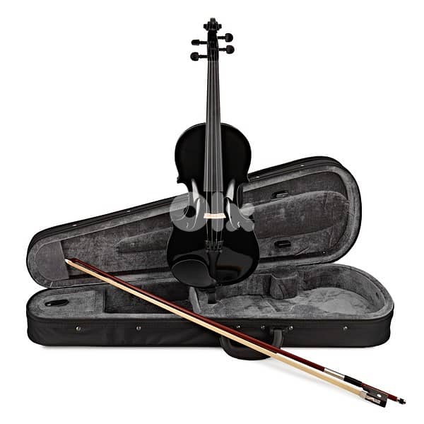 Stagg VN4/4-TBK Violin - 4/4, Black 0