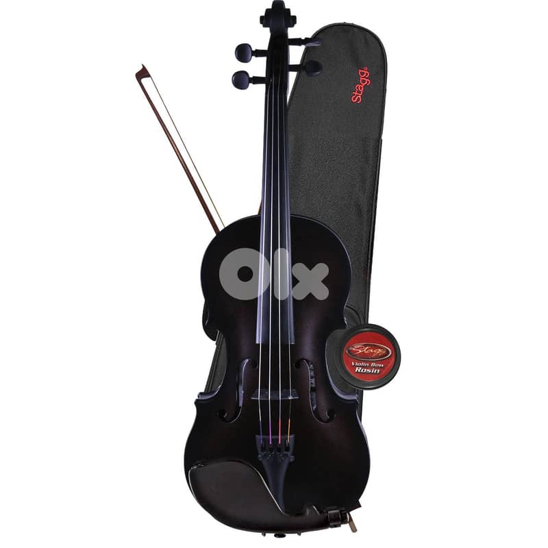 Stagg VN4/4-TBK Violin - 4/4, Black 2