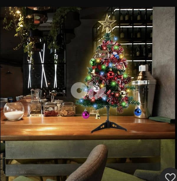 60cm Mini Christmas Tree with 24 colored balls/4$ delivery 2