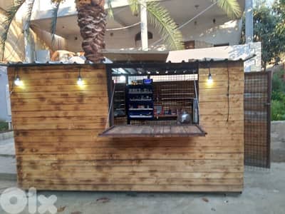 Wooden Kiosk for Sale – 3.8m × 1.8m – Excellent Condition