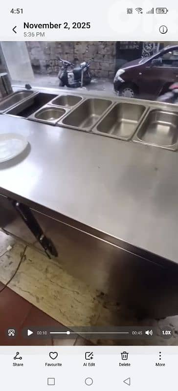 براد واجهة و طاولة ستالينس للبيع احلى سعر 0