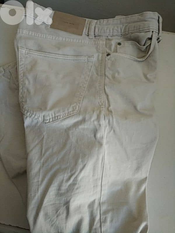Zara jeans pant (off white) - Not Negotiable 1