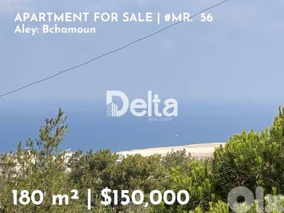 catchy sea view apartment for sale in Bchamoun, Aley/ بشامون، عاليه