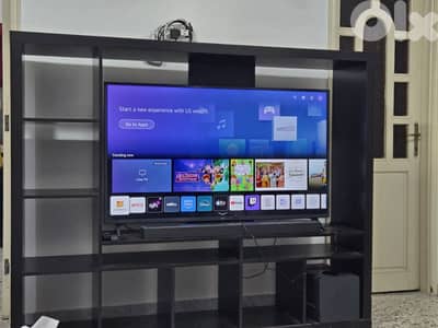 LG tv & sound bar theater (JBL)and tv unit