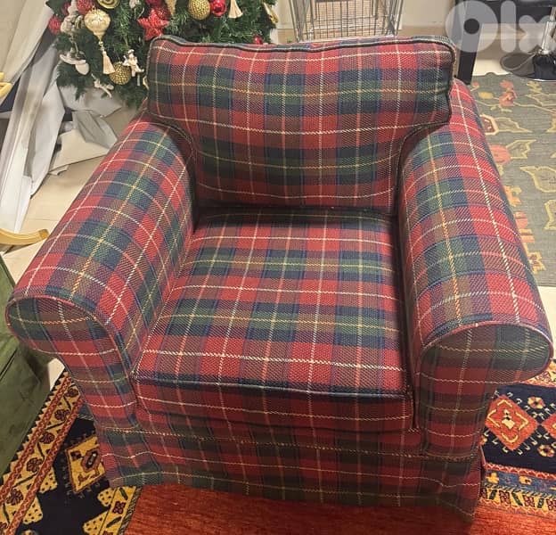 Plaid Armchair 0