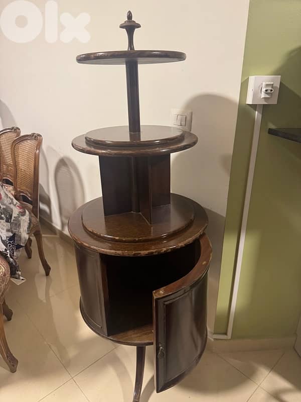 Vintage Wooden Bar / Drinks Stand 1