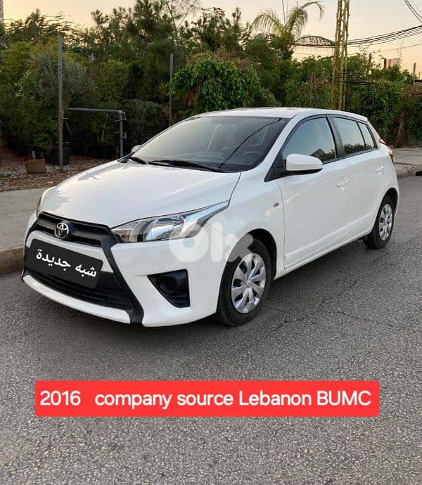 Toyota Yaris model 2016 cherke Liban BUMC  excellent condition 0