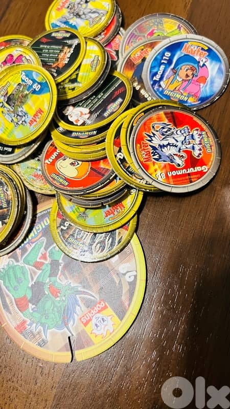 fantasia pokemon and digimon pogs 1