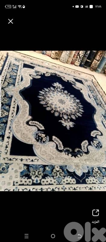 كل سجاده حسب مقاسا يعني كل نقشه موجود منا تلات مقاسات مترين بتلاته 45$ 4