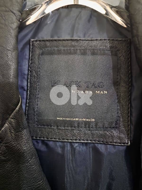 Zara Real Leather jacket size Medium 1
