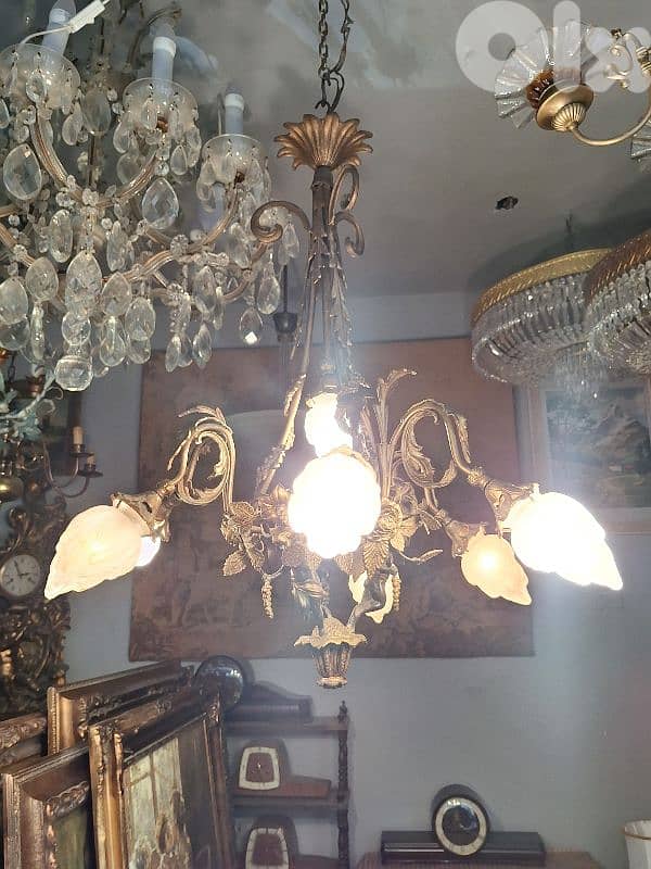 french bronze chandelier 0