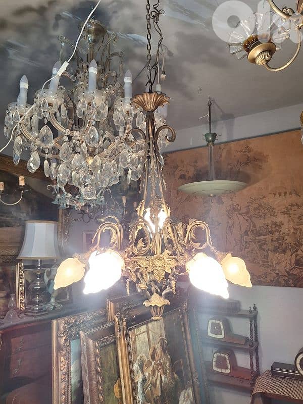 french bronze chandelier 2