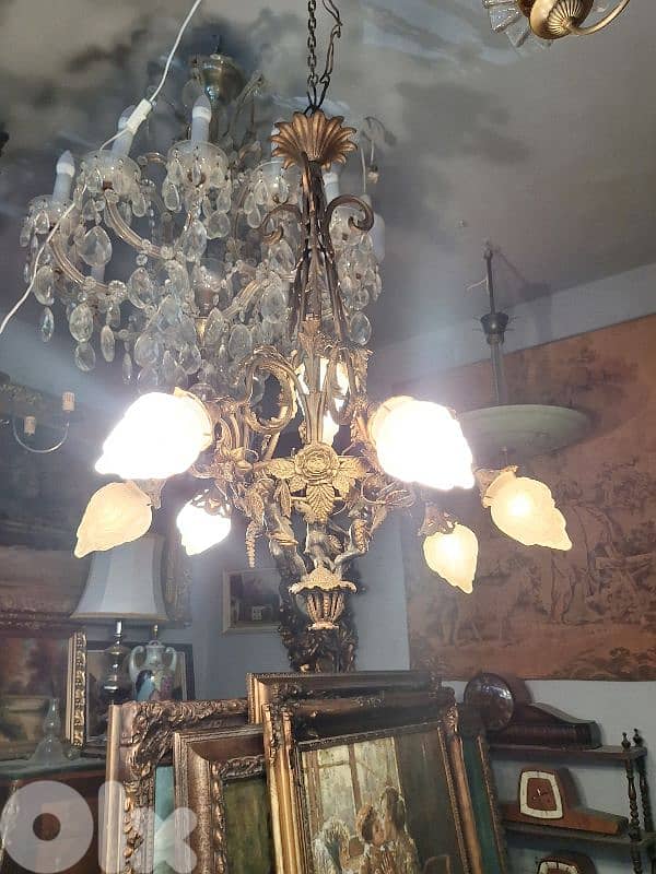 french bronze chandelier 4