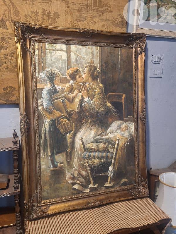 large signed oil painting 2