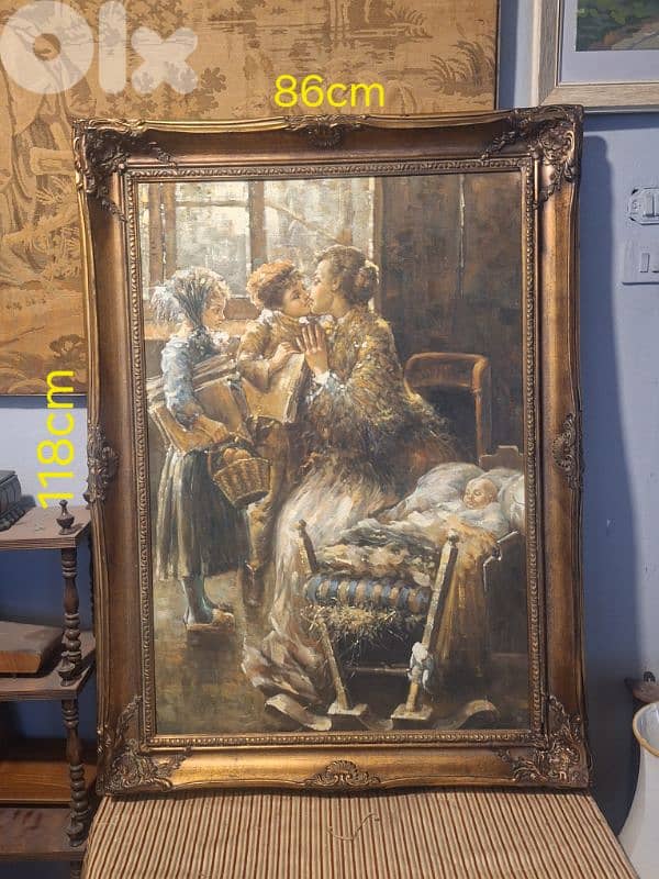 large signed oil painting 3