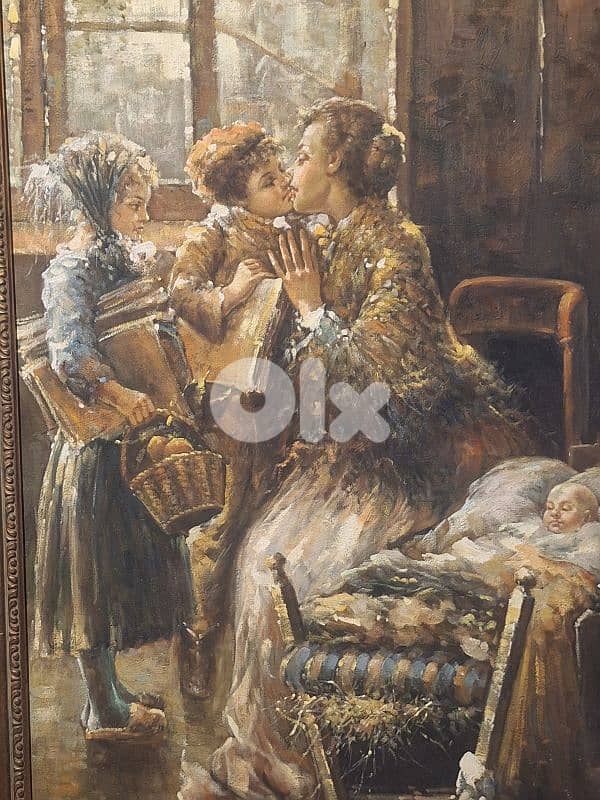 large signed oil painting 4