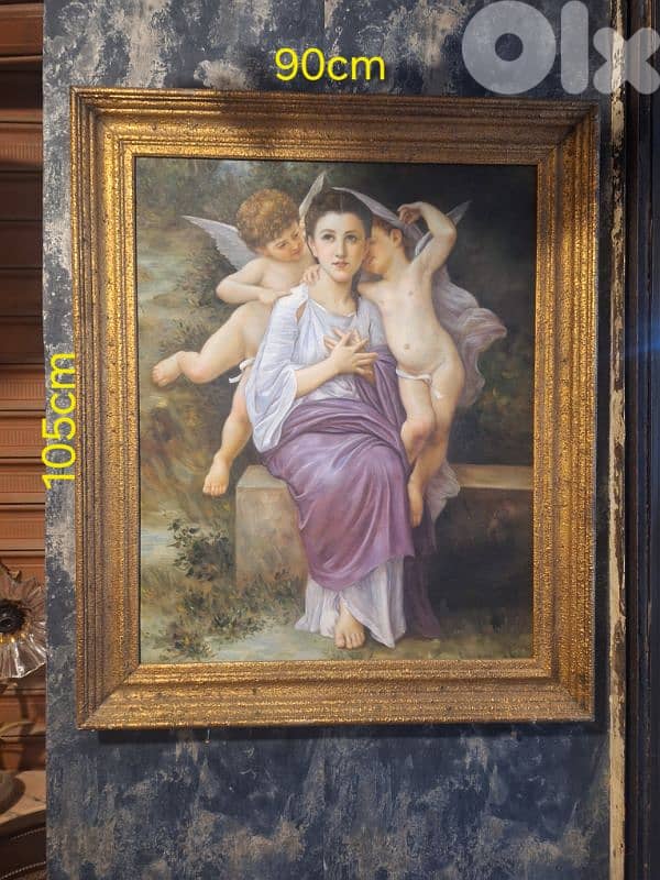 antique european oil painting 1