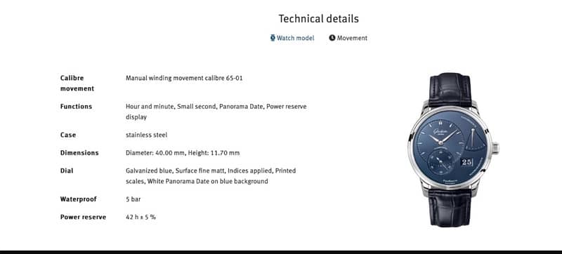 Glashutte PanoReserve - Watch 1