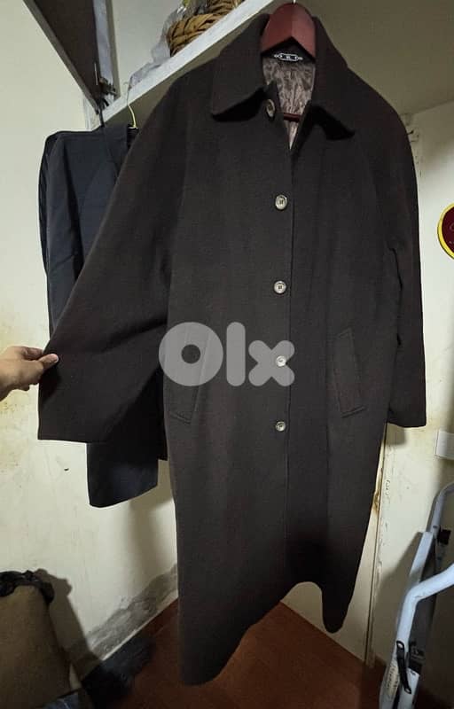 Vintage BOSS FINE&PURE Wool Coat XL 0