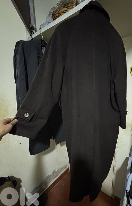 Vintage BOSS FINE&PURE Wool Coat XL 1