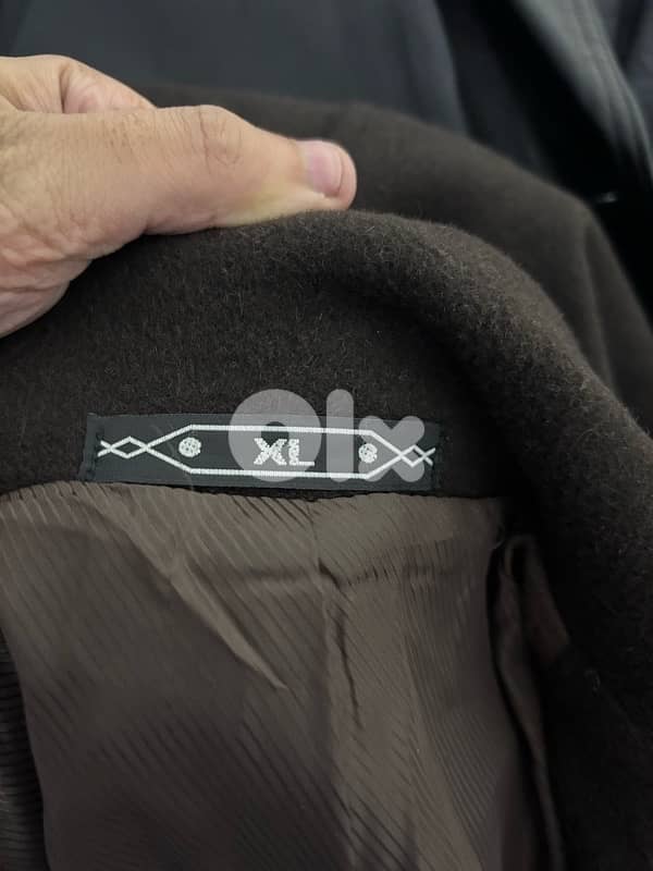 Vintage BOSS FINE&PURE Wool Coat XL 5