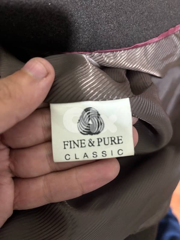 Vintage BOSS FINE&PURE Wool Coat XL 6