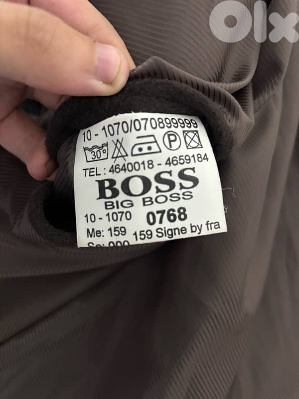 Vintage BOSS FINE&PURE Wool Coat XL 8