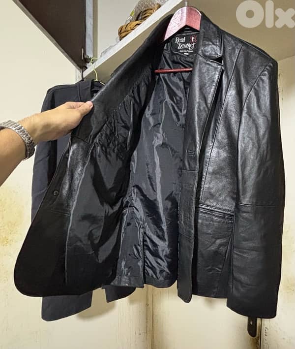 Real Leather Jacket for man 0