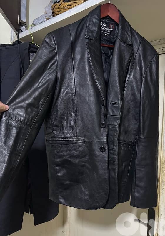 Real Leather Jacket for man 2