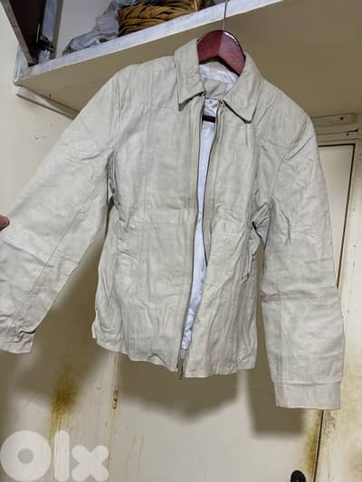 OMK Couro real leather jacket for woman