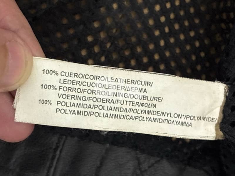 Bershka biker-style real leather jacket for woman 4