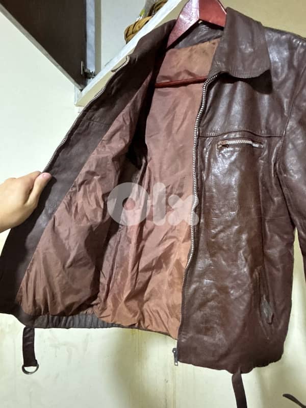 TRIUMPH PARIS Real leather jacket for man 1