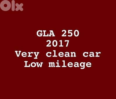 GLA 250 2017 Very clean car