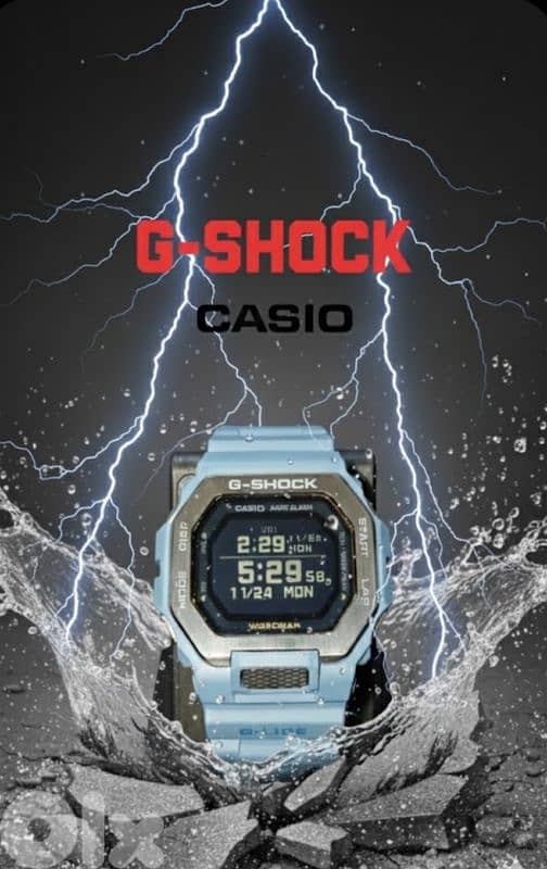 Casio G-SHOCK G-LIDE GBX-100-2ADR watch 0