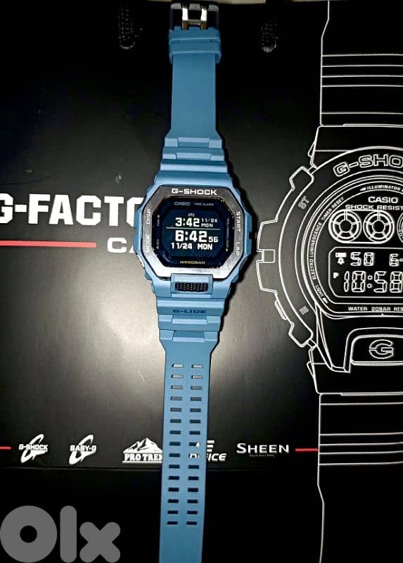 Casio G-SHOCK G-LIDE GBX-100-2ADR watch 1