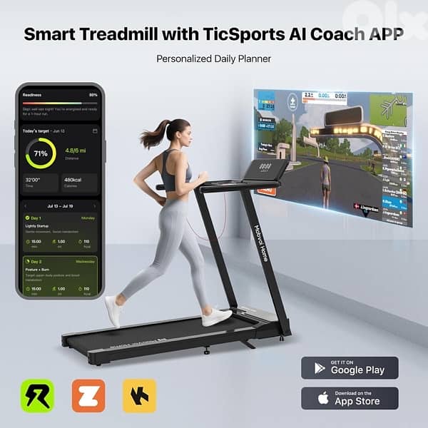 Mobvoi Walking Pad Treadmill Under Desk Treadmills 5