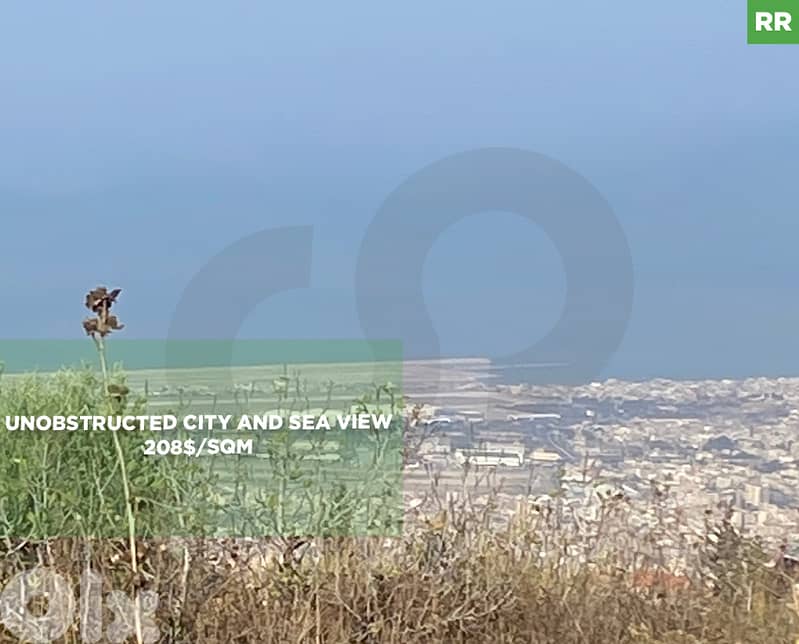 unobstructed Mountain, city, sea View, aley, Aaitat/عيتات REF#RR128996 0
