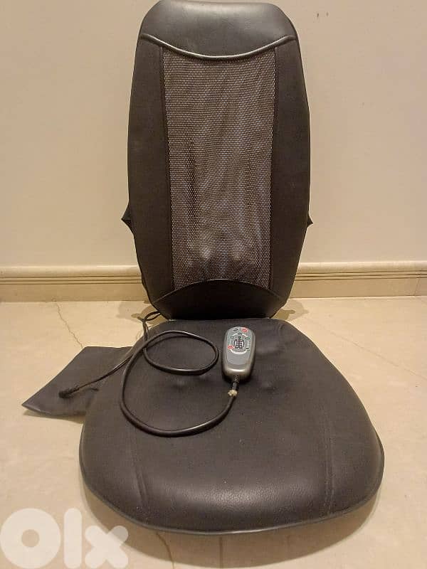 A massage chair that is installed on any seat or on a hand 1