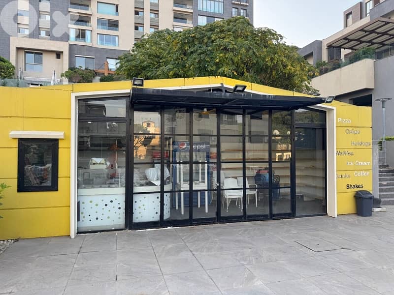 FOR SALE – Outdoor Commercial Kiosk Structure (Detachable Metal Unit) 3