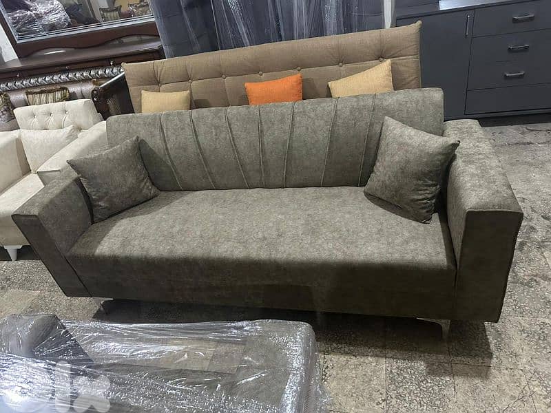 طقم كنبايات جديد خشب شوح اربع قطع 1