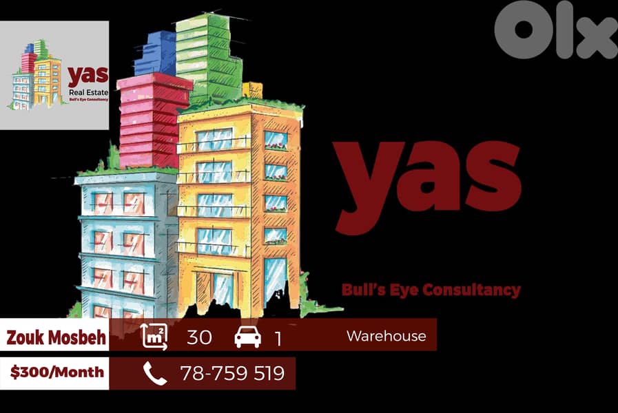 Zouk Mosbeh 30m2 | Warehouse | Rent | Good Condition | IV 0