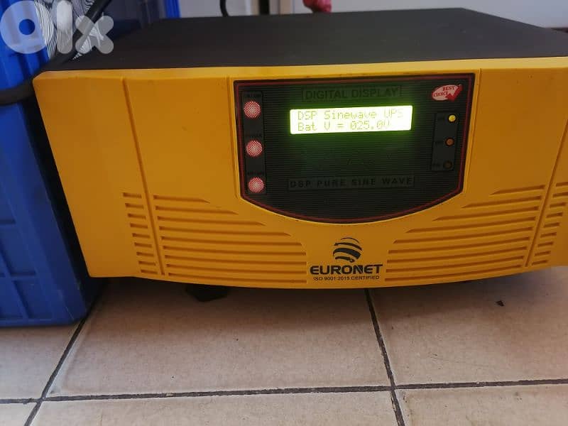 Aps 1800va 24v + بطاريتان تيوبولر كل واحدة ٢٤٠ امبير 1