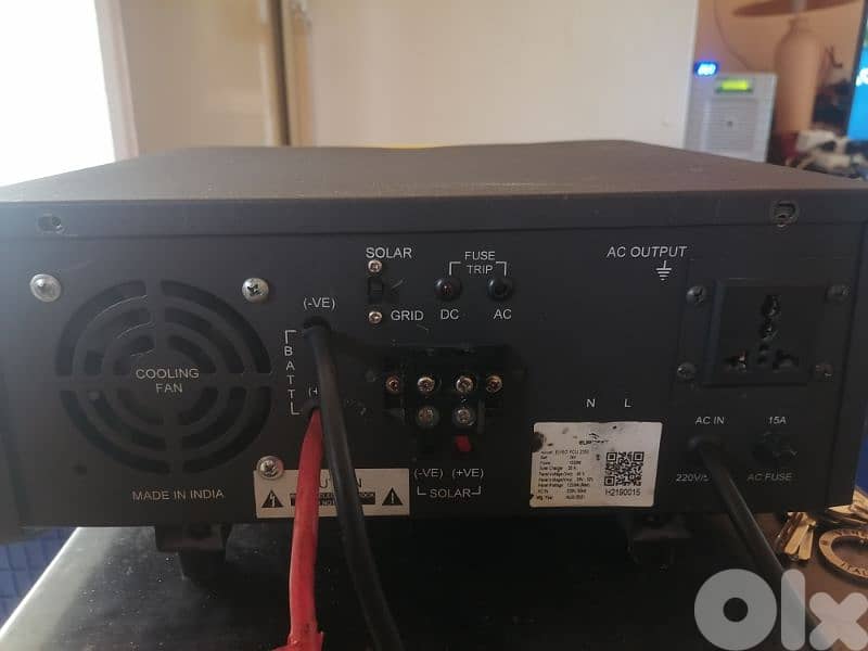 Aps 1800va 24v + بطاريتان تيوبولر كل واحدة ٢٤٠ امبير 2