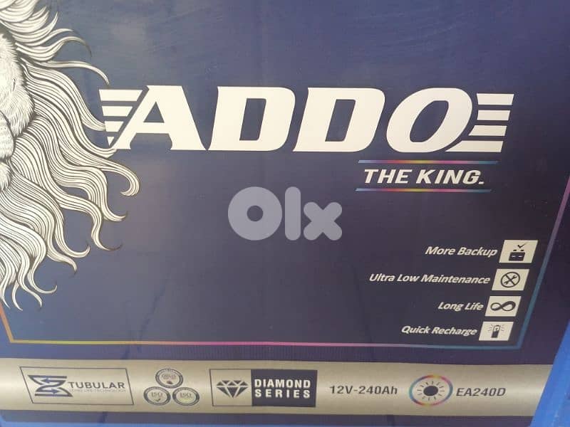 Aps 1800va 24v + بطاريتان تيوبولر كل واحدة ٢٤٠ امبير 3