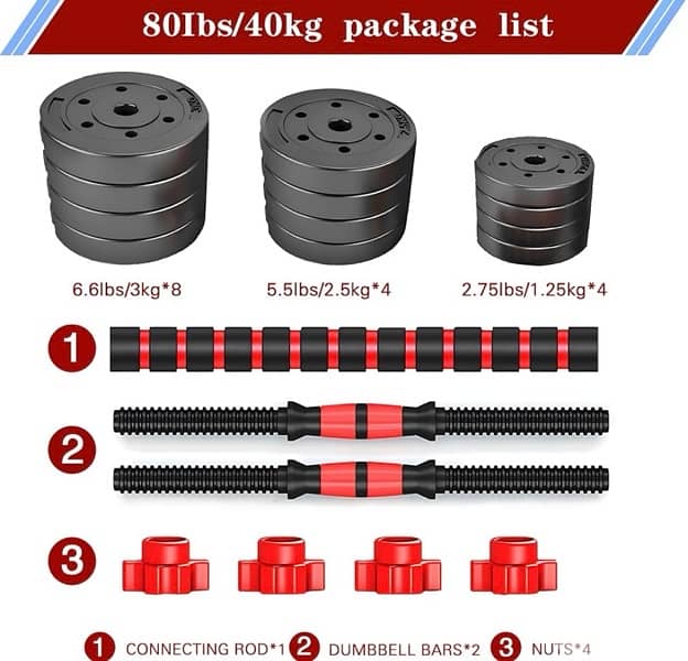 Adjustable Dumbell (UP TO 40KG) 1