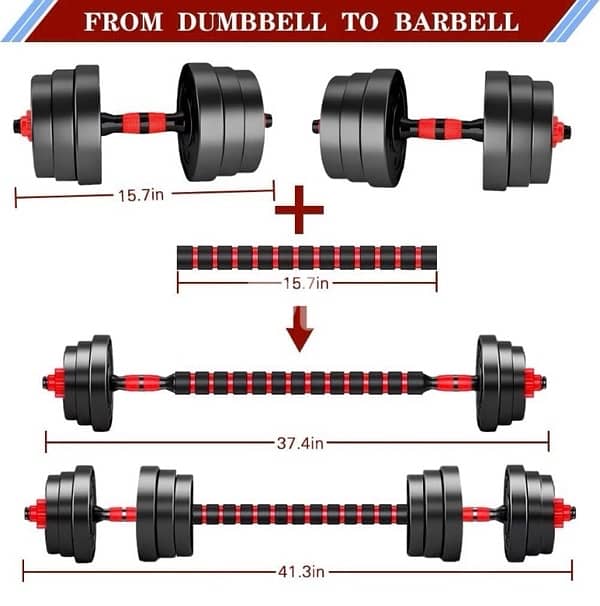 Adjustable Dumbell (UP TO 40KG) 2