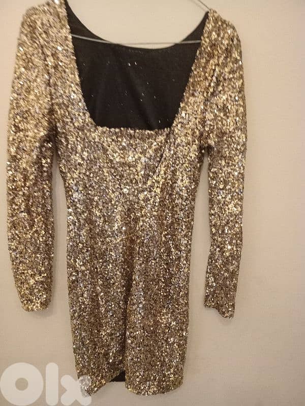 glitter gold dress 2