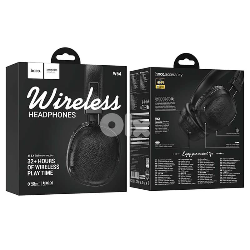 hoco W64 Bluetooth Wireless Headphones 1